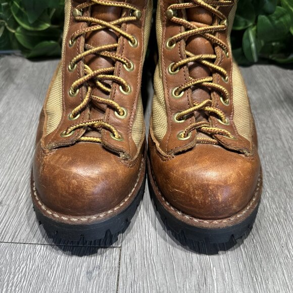 Vintage 1967 Danner & REI Men\'s Hiking Brown Leather Boots, Size 7  USA Made. main image 9